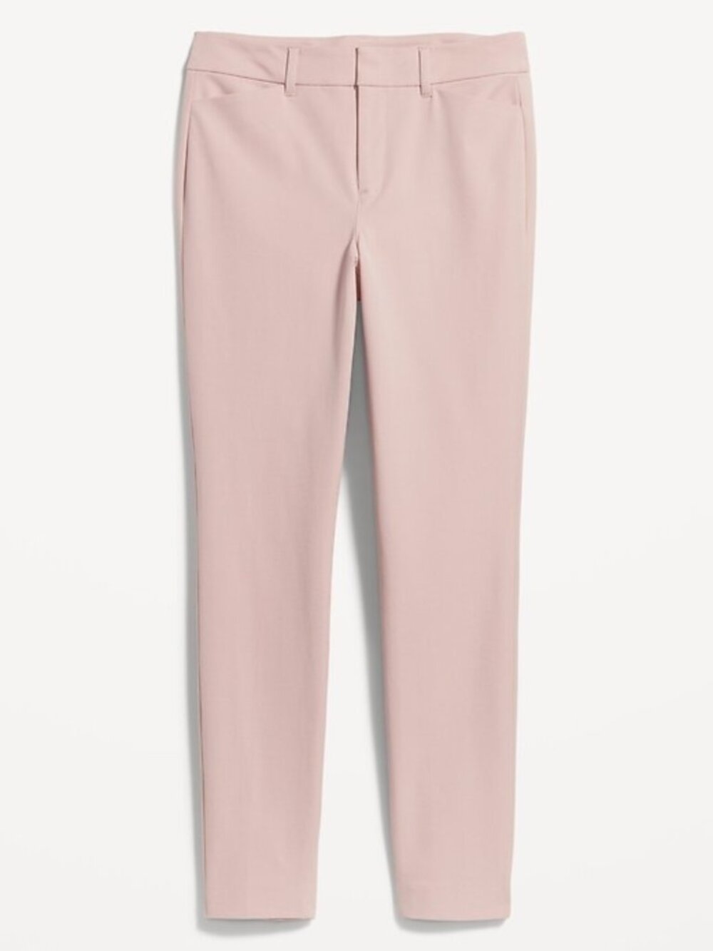 OLD NAVY high rise pixie skinny ankle pants in pink bamboo (sz0)